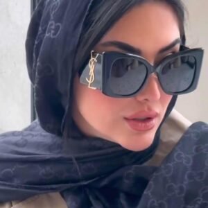 YSL silver and black ITALY